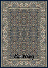 Load image into Gallery viewer, Herati Navy/Ivory
