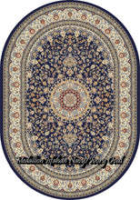 Load image into Gallery viewer, Medallion Isfahan Navy/Ivory
