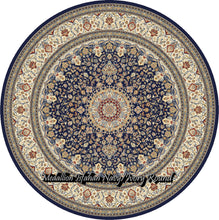 Load image into Gallery viewer, Medallion Isfahan Navy/Ivory