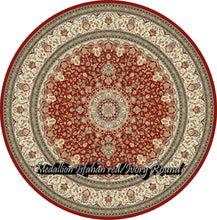 Load image into Gallery viewer, Medallion Isfahan Red/Ivory