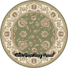 Load image into Gallery viewer, TABRIZ Green/Ivory