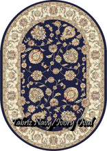 Load image into Gallery viewer, TABRIZ Navy/Ivory