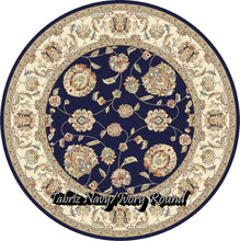Load image into Gallery viewer, TABRIZ Navy/Ivory