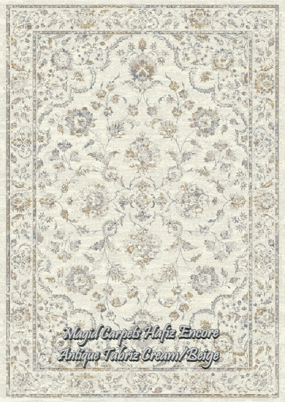 Magid Carpets Hafiz Encore Antique tabriz cream-beige
