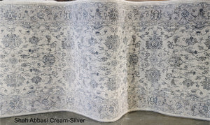 Shah Abbasi Cream-Silver