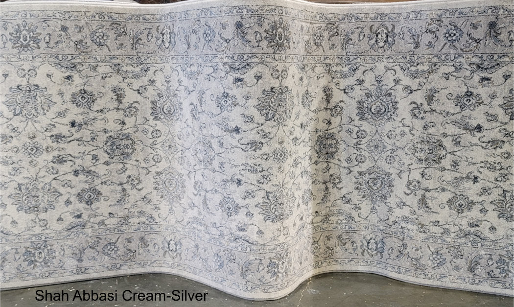 Shah Abbasi Cream-Silver