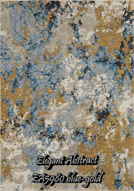 Elegant Abstract EA5980 blue-gold