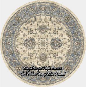 Shah Abbasi Ivory/Blue