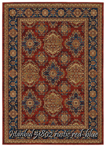Istanbul 51802 rustic red-blue