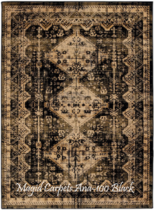 Magid Carpets Ana-100 Black