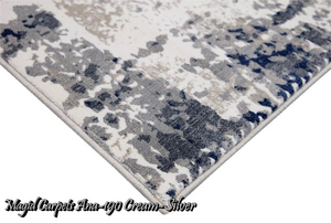 Magid Carpets Ana-190 cream-silver
