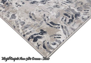 Magid Carpets Ana-380 cream-silver