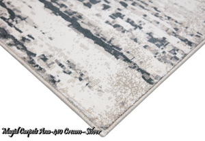 Magid Carpets Ana-410 cream-silver