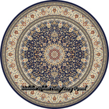 Load image into Gallery viewer, Medallion Isfahan Navy/Ivory
