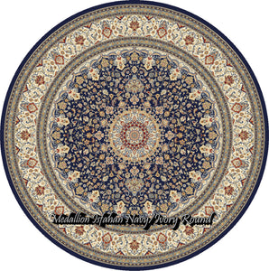 Medallion Isfahan Navy/Ivory