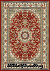 Medallion Isfahan Red/Ivory