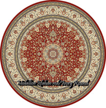 Load image into Gallery viewer, Medallion Isfahan Red/Ivory
