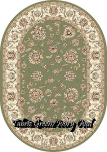 TABRIZ Green/Ivory