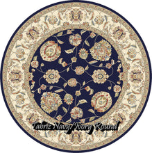 Load image into Gallery viewer, TABRIZ Navy/Ivory
